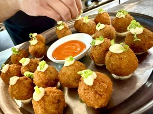 Risotto Balls at St Felix Sin City in Las Vegas