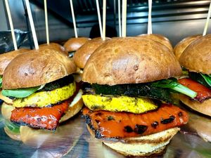 Veggie Sliders at St Felix Hollywood in Los Angeles