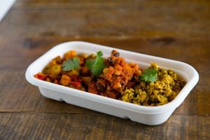 Hot Breakfast - Thai Tofu Scramble at Revive Cafe - Wyndham St in Auckland