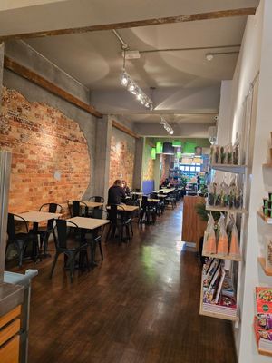 Comfortable seating at Revive Cafe - Wyndham St in Auckland