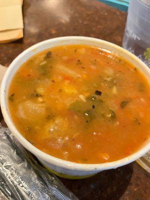 Vegetable soup  at Wildflower in Phoenix