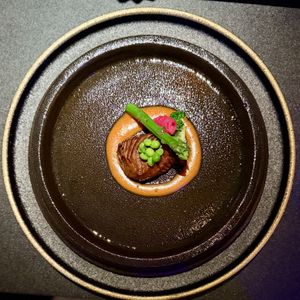 Pan-fried matsutake   at BODAI Vegetarian NYC in New York City