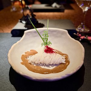 Noodles  at BODAI Vegetarian NYC in New York City