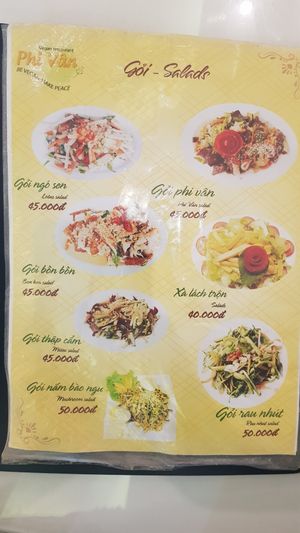 Menu 4/18 at Phi Van in Thuan An
