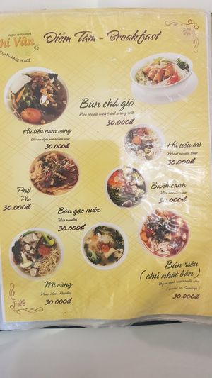 Menu 5/18 at Phi Van in Thuan An