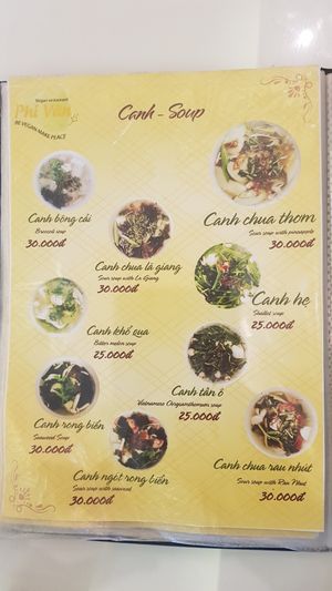 Menu 14/18 at Phi Van in Thuan An
