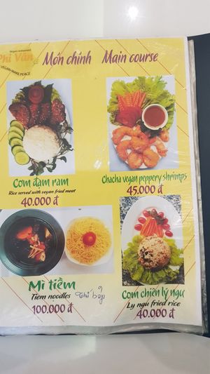 Menu 15/18 at Phi Van in Thuan An
