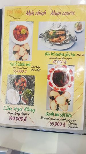Menu 16/18 at Phi Van in Thuan An