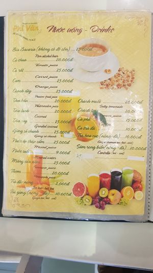 Menu 18/18 at Phi Van in Thuan An