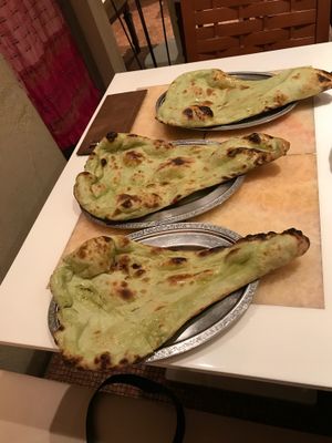 Vegan naan at Nataraj - Ginza in Tokyo