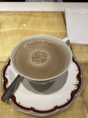 Soy chai at Nataraj - Ginza in Tokyo