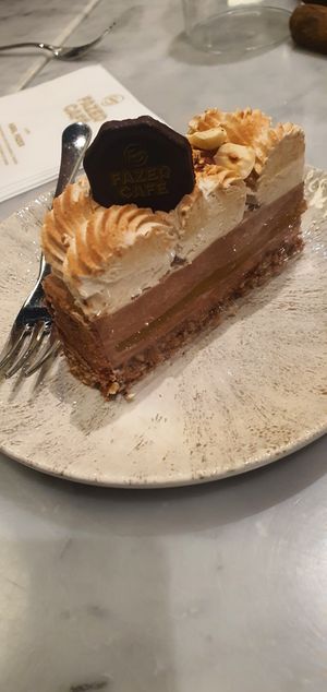 Vegan cake at Fazer Café Kluuvikatu in Uusimaa