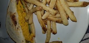 Chickpea egg salad sandwich  at The Steer in Buffalo