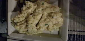 Vegan mashed potatoes  at The Steer in Buffalo