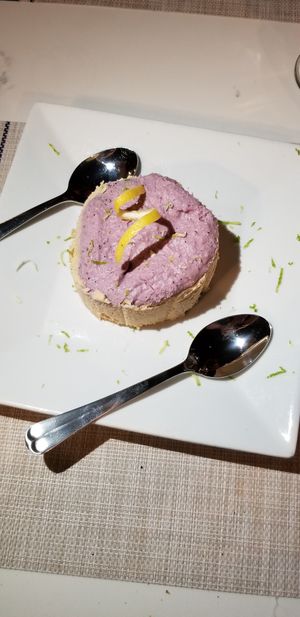 Vegan cheesecake  at The Steer in Buffalo