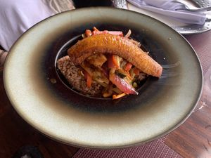   at Chifa La Familia Feliz in La Fortuna