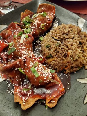 Wow!!! Yummmmmm at Chifa La Familia Feliz in La Fortuna