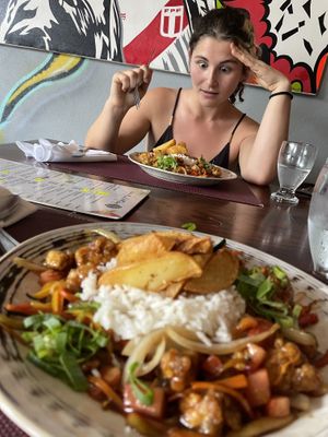   at Chifa La Familia Feliz in La Fortuna