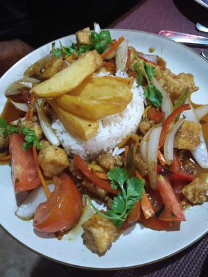  at Chifa La Familia Feliz in La Fortuna