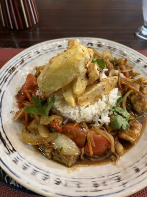   at Chifa La Familia Feliz in La Fortuna