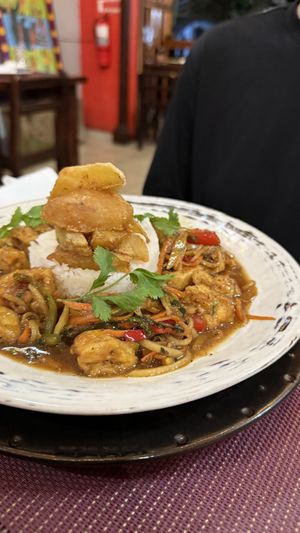   at Chifa La Familia Feliz in La Fortuna