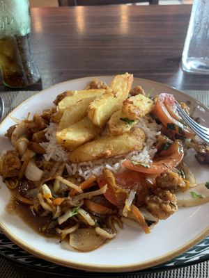   at Chifa La Familia Feliz in La Fortuna