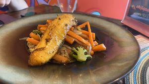 Tacu tacu at Chifa La Familia Feliz in La Fortuna