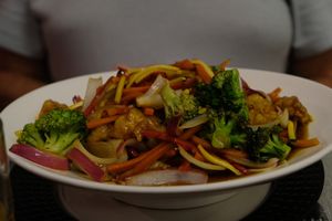 Mixed Vegetables at Chifa La Familia Feliz in La Fortuna