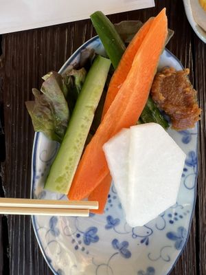 Vegetables   at Yamabiko やまびこ in Shizuoka