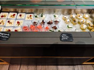 Dessert bar at Strandgut at Strandgut in Bad Schandau