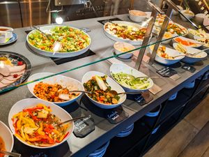 Salad bar at Strandgut at Strandgut in Bad Schandau
