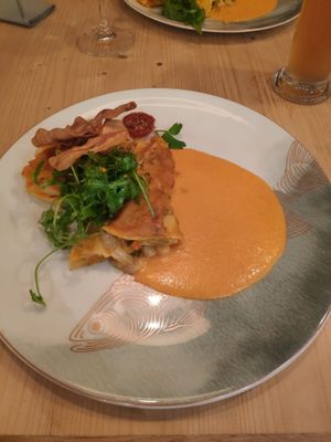 Carrot lasagne  at Strandgut in Bad Schandau