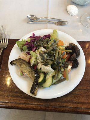 Salatbuffet at Strandgut in Bad Schandau