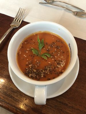 Paprikasüppchen at Strandgut in Bad Schandau