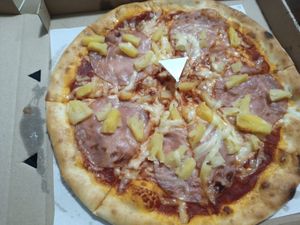 Vegan hawaiian pizza at Pizza Galileo Trnava in Trnava