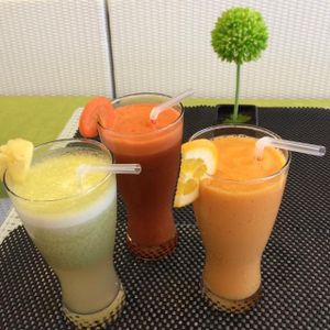 All fresh juices & drinks at Falafel House in Kuta