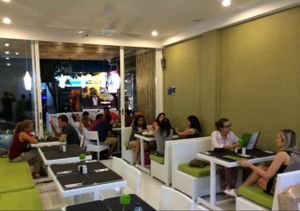 Interior at Falafel House in Kuta