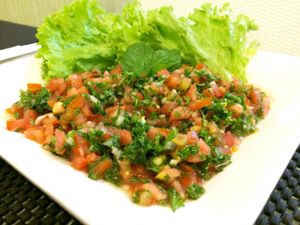 Tabule at Falafel House in Kuta