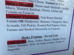 deli option  at Husky Delicatessen in Seattle