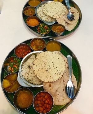 Vegan Thali at Saravana Bhavan - Syed Alwi in Central Singapore