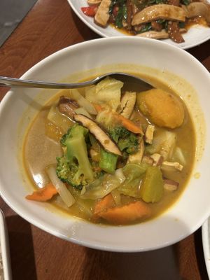 Pumpkin curry - delicious!   at Chef Burma in Sacramento