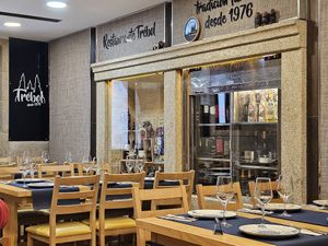 Inside. at Restaurante Trébol in Santiago De Compostela