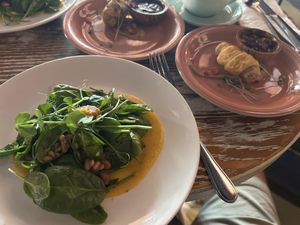 Peegz in blankets and pumpkin salad  at The Hungry Tapir Bangsar in Wilayah Persekutuan Kuala Lumpur