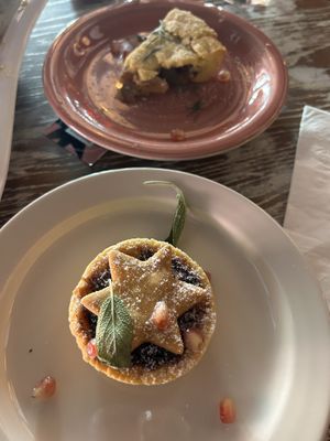 Mince pie and apple crumble  at The Hungry Tapir Bangsar in Wilayah Persekutuan Kuala Lumpur