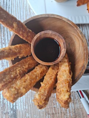 Tempeh fingers at The Hungry Tapir Bangsar in Wilayah Persekutuan Kuala Lumpur