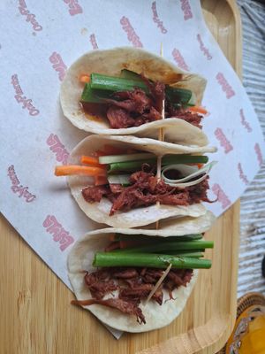 Mushroom tacos at The Hungry Tapir Bangsar in Wilayah Persekutuan Kuala Lumpur