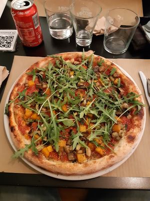 "" at La Pizzateca in Madrid