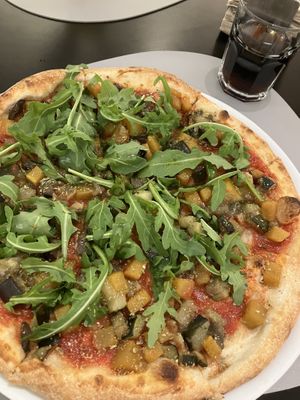   at La Pizzateca in Madrid