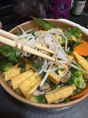 Tofu & Veggie Pho at Saigon On Main in Rocky Mount