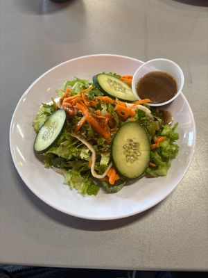 Side salad with balsamic vinegar   at Saigon On Main in Rocky Mount